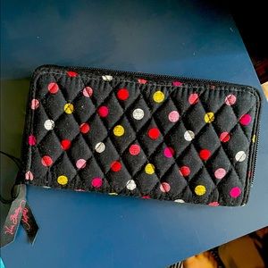 Vera Bradley polka dot wallet